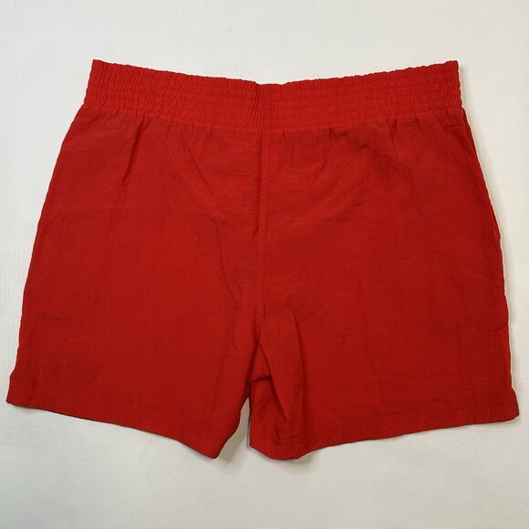 Vintage Adidas Shorts Athletic Nylon Trefoil Spellout Soccer 80s 90s MENS XL - Picture 2 of 10